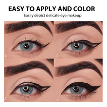 Load image into Gallery viewer, Durable Black Eyeliner Glue Pen Waterproof Non Smudging Non Fading Beginner Cosmetic Eyeliner Gel Pen with Pencil Sharpener