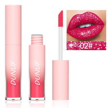 Load image into Gallery viewer, 18 Colors Waterproof Diamond Shimmer Glitter Lip Gloss Matte Glitter Liquid Lipstick Diamond Pearl Color Lip Gloss Sexy Make Up