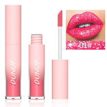 Load image into Gallery viewer, 18 Colors Waterproof Diamond Shimmer Glitter Lip Gloss Matte Glitter Liquid Lipstick Diamond Pearl Color Lip Gloss Sexy Make Up
