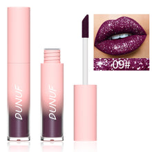 Load image into Gallery viewer, 18 Colors Waterproof Diamond Shimmer Glitter Lip Gloss Matte Glitter Liquid Lipstick Diamond Pearl Color Lip Gloss Sexy Make Up
