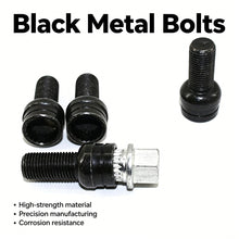 Load image into Gallery viewer, 5Pcs M14x1.5 Car Locking Wheel Nuts Anti-Theft Bolt Set with Security Key 8D0601139F Replacement for VW Golf Audi A3 A4 A5