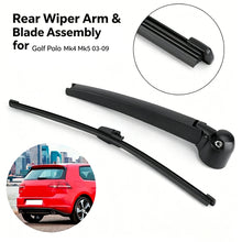 Load image into Gallery viewer, Car Rear Windshield Windscreen Washer Wiper Arm Blade Set For VW Volkswagen Golf 4 5 Mk4 Mk5 03-09 Passat 3B 3BG Polo Accessories