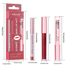 Load image into Gallery viewer, 3pcs/set Waterproof Long Lasting Matte Black Lipstick Set Velvet Liquid Lip Gloss Lip Liner Set Red Stain Makeup Cosmetic