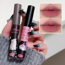 Load image into Gallery viewer, 6Pcs/set Cute Cat Mirror Water Lip Gloss Set Red Tint for Lips Makeup Long Lasting Glass Lip Glaze Waterproof Lipstick Kit