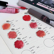 Load image into Gallery viewer, 6Pcs/set Cute Cat Mirror Water Lip Gloss Set Red Tint for Lips Makeup Long Lasting Glass Lip Glaze Waterproof Lipstick Kit