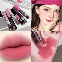 Load image into Gallery viewer, 6Pcs/set Cute Cat Mirror Water Lip Gloss Set Red Tint for Lips Makeup Long Lasting Glass Lip Glaze Waterproof Lipstick Kit