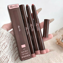 Load image into Gallery viewer, Waterproof Matte Lip Liner Lips Shades Contours Orange Pink Nude Lipstick Natural Color Makeup Hydrating Lipliner Pen Cosmetic