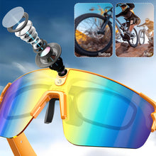 Load image into Gallery viewer, Smart AI Glasses 8MP Camera Anti-shake Video Recording Photo Bluetooth Call For Cycling Sports Waterproof HD Goggles