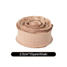 Load image into Gallery viewer, New 10 Yards 2.5cm Edge Fishtail Chiffon Ribbon for Gift Wrapping Bouquet Packaging & Daily DIY Decoration