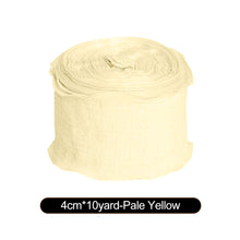 Load image into Gallery viewer, New 10 Yards 4cm Edge Fishtail Chiffon Ribbon for Gift Wrapping Bouquet Packaging & Daily DIY Decoration