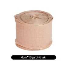 Load image into Gallery viewer, New 10 Yards 4cm Edge Fishtail Chiffon Ribbon for Gift Wrapping Bouquet Packaging & Daily DIY Decoration