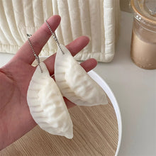 Load image into Gallery viewer, 1Pc Stress Relief Toy Mini Squeeze Dumpling Toy Simulation Food Keychain Decompression Gift & Bag Pendant
