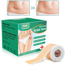 Load image into Gallery viewer, Silicone Self-Adhesive Waterproof Silicone Scar Sheets Covering Patch Waterproof Breathable Body Hand Skin Care Tape