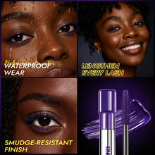 Load image into Gallery viewer, Colored Mascara Volumizing Curling Waterproof Rainbow Eye Makeup Purple Blue Pink Red Long Lasting Non Flaking Lash Builder