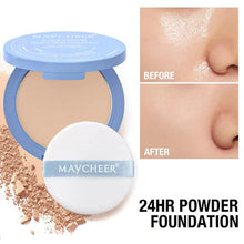 Load image into Gallery viewer, Waterproof Contour Powder Oil Control Matte Finishing Pressed Powder for Face Slimming Long-lasting Makeup