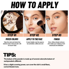Load image into Gallery viewer, Baked Setting Powder Finishing Pressed Powder for Face Makeup Long-lasting Oil Control Highlighter Shimmer & Matte Setting Makeup