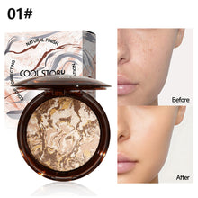 Load image into Gallery viewer, Baked Setting Powder Finishing Pressed Powder for Face Makeup Long-lasting Oil Control Highlighter Shimmer & Matte Setting Makeup