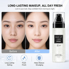 Load image into Gallery viewer, Multifunctional Makeup Fixer Spray Waterproof Sweatproof Long Lasting Oil Control Hydrating Makeup Fixing Setting Spray Cosmetics
