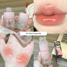 Load image into Gallery viewer, Bowknot Black Pink Mirror Lip Gloss Non-Cup Staining Long-Lasting Hydrating Brightening Water Gloss Lipstick Makeup Cosmetic