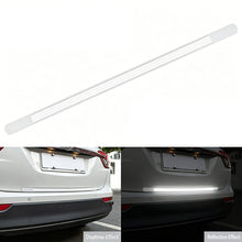 Load image into Gallery viewer, 1pcs 80x3.5cm Car Trunk Bumper Protector Reflective Anti-Collision Guard Strip Scratch Proof & Warning Rear Bumper