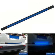 Load image into Gallery viewer, 1pcs 80x3.5cm Car Trunk Bumper Protector Reflective Anti-Collision Guard Strip Scratch Proof & Warning Rear Bumper
