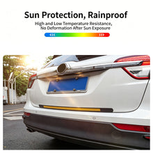 Load image into Gallery viewer, 1pcs 80x3.5cm Car Trunk Bumper Protector Reflective Anti-Collision Guard Strip Scratch Proof & Warning Rear Bumper