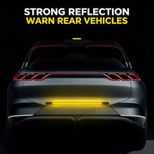 Load image into Gallery viewer, 1pcs 80x3.5cm Car Trunk Bumper Protector Reflective Anti-Collision Guard Strip Scratch Proof & Warning Rear Bumper