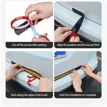 Load image into Gallery viewer, 1pcs 80x3.5cm Car Trunk Bumper Protector Reflective Anti-Collision Guard Strip Scratch Proof & Warning Rear Bumper