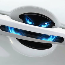 Load image into Gallery viewer, 8Pcs Car Door Handle Bowl Stickers Cat Eye Devil's Eye Pattern Scratch-Proof Protective Anti-Collision Paint Guard Exterior