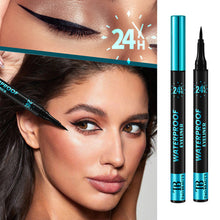 Load image into Gallery viewer, Waterproof Black Fine Long Lasting Smooth Liquid Eyeliner Quick-drying No Fading Eyeliner Beginner Eye Liner Makeup Cosmetic