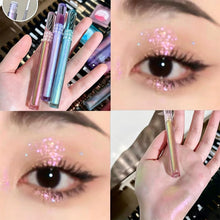 Load image into Gallery viewer, Glitter Highlighter Pearlescent Liquid Eyeshadow Shimmer Sequins Glitter Lying Silkworm Liquid High Gloss Eye Shadow Cosmetics