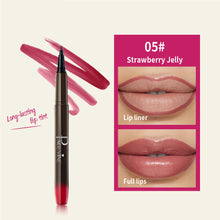 Load image into Gallery viewer, Smooth Color Juice Lip Stain Brush Tip Liquid Lip Liner Long Lasting Waterproof High Pigment Matte Nude Lipliner Pen Makeup