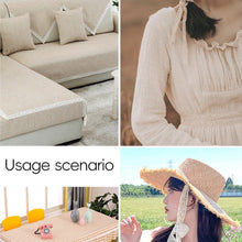 Load image into Gallery viewer, 1 Yard Lace Trim Ribbon Crochet Cotton Lace Ribbon DIY Decor for Wedding Party Gift Garment Sewing Crafts