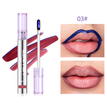 Load image into Gallery viewer, 2-in-1 Lip Liner & Lipstick Peel Off Lip Stain Pen Matte Finish Long Wear Lip Color Smudge Proof Kiss Proof Lip Marker