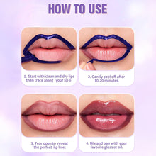 Load image into Gallery viewer, 2-in-1 Lip Liner & Lipstick Peel Off Lip Stain Pen Matte Finish Long Wear Lip Color Smudge Proof Kiss Proof Lip Marker