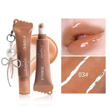 Load image into Gallery viewer, 6 Colors Shiny Lip Gloss Long Lasting Hydrating Tint Pearl Bow Lip Gloss High Shine Liquid Lipstick Moisturizing Lip Makeup for Daily Use
