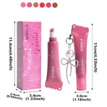 Load image into Gallery viewer, 6 Colors Shiny Lip Gloss Long Lasting Hydrating Tint Pearl Bow Lip Gloss High Shine Liquid Lipstick Moisturizing Lip Makeup for Daily Use