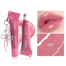 Load image into Gallery viewer, 6 Colors Shiny Lip Gloss Long Lasting Hydrating Tint Pearl Bow Lip Gloss High Shine Liquid Lipstick Moisturizing Lip Makeup for Daily Use