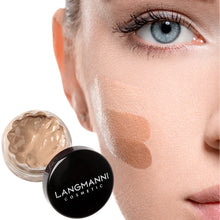 Load image into Gallery viewer, 2-in-1 Soft Concealer Cream Foundation and Bronzer Buildable Coverage Face Makeup for Daily Use Dark Circles Acne Spots Pores