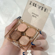 Load image into Gallery viewer, 4 Colors In 1 Eyeshadow Stick Portable Matte Pearlescent Eyeshadow Highlight Long-lasting Eye Makeup Cosmetics Earth Color