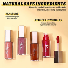 Load image into Gallery viewer, Moisturizing Sequins Lipstick Full Lip Makeup Beginner Transparent Lipstick Female Cosmetics Flowing Mirror Lip Glaze