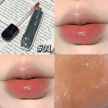 Load image into Gallery viewer, Nude Mirror Lip Gloss Clear Moisturizing Hydrating Water Light Jelly Plump Lip Glaze Oil Lipstick Tint Women Makeup Cosmetics
