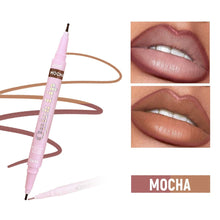Load image into Gallery viewer, Double Head Luxury Matte Lip Liner Long-Lasting Smooth Application for Perfect Outline & Filling Nude Fine Round End Lip Liner