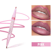 Load image into Gallery viewer, Double Head Luxury Matte Lip Liner Long-Lasting Smooth Application for Perfect Outline & Filling Nude Fine Round End Lip Liner