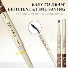 Load image into Gallery viewer, Double Head Eyebrow Cutter Liquid Eye Black Mascara Silky Smooth Not Easy To Smudge Waterproof Natural Eyebrow Brush Cosmetics