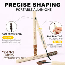 Load image into Gallery viewer, Double Head Eyebrow Cutter Liquid Eye Black Mascara Silky Smooth Not Easy To Smudge Waterproof Natural Eyebrow Brush Cosmetics