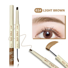 Load image into Gallery viewer, Double Head Eyebrow Cutter Liquid Eye Black Mascara Silky Smooth Not Easy To Smudge Waterproof Natural Eyebrow Brush Cosmetics