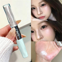 Load image into Gallery viewer, Double Ended Multipurpose Cream Highlighting Bronzer Stick High Glossy Face Brightening Blusher Rouge Concealer Contouring