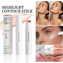 Load image into Gallery viewer, Natural Clear Water Light Pearl Light Highlighter Polarized Eye Shadow Brightening Stick Glowup Highlighter Stick Cosmetics