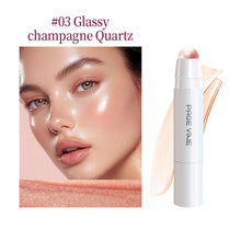 Load image into Gallery viewer, Natural Clear Water Light Pearl Light Highlighter Polarized Eye Shadow Brightening Stick Glowup Highlighter Stick Cosmetics